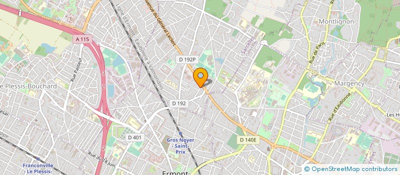 localisation de l'entreprise GLOBE PLOMBERIE C.S.P.I.D à SAINT-PRIX