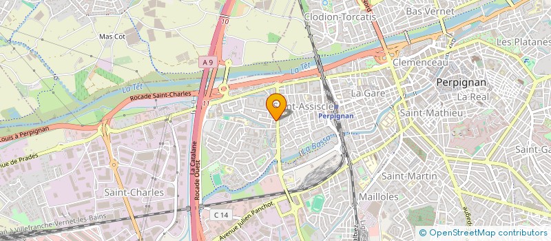 localisation de l'entreprise GLOBE PROTECTION PRIVEE  PERPIGNAN