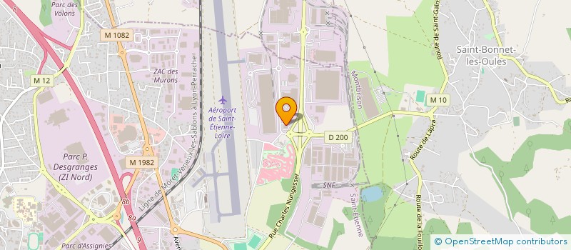 localisation de l'entreprise GLOBE RECEPTION  ANDREZIEUX-BOUTHEON