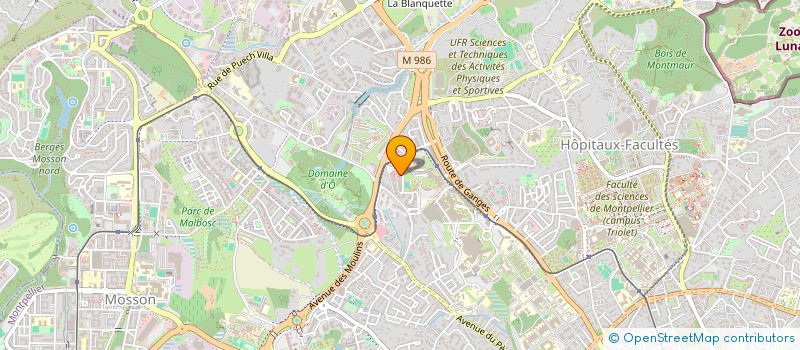 localisation de l'entreprise GLOBE SAVEURS à MONTPELLIER