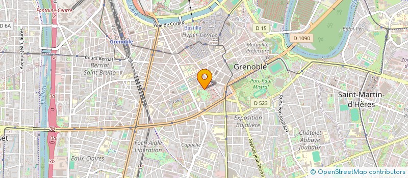 localisation de l'entreprise GLOBE SECURITY à GRENOBLE