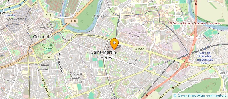 localisation de l'entreprise GLOBE SECURITY PROTECTION à SAINT-MARTIN-D'HERES