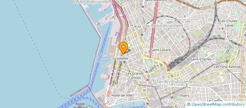 localisation de l'entreprise GLOBE TRAITEUR à MARSEILLE
