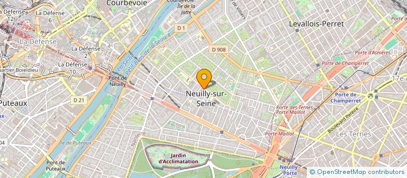 localisation de l'entreprise GLOBE TRAVEL RETAIL HOLDING à NEUILLY-SUR-SEINE
