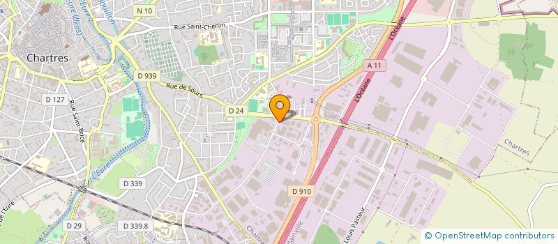 localisation de l'entreprise GLOBE TROCKER ACHAT à CHARTRES