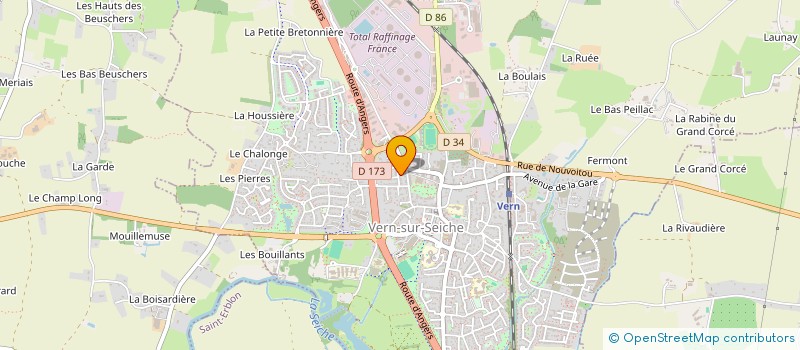 localisation de l'entreprise GLOBE-TROT'HEURES SOLIDAIRES  VERN-SUR-SEICHE