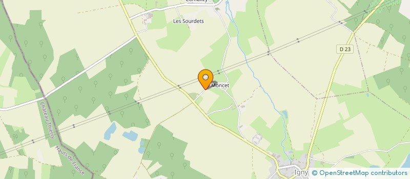 localisation de l'entreprise GLOBE TROTTER  IGNY-COMBLIZY