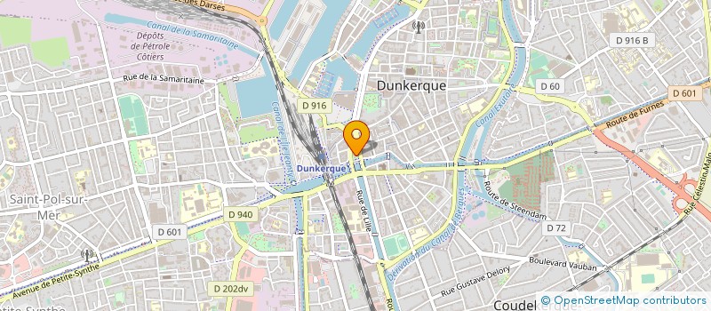 localisation de l'entreprise GLOBE TROTTER à DUNKERQUE