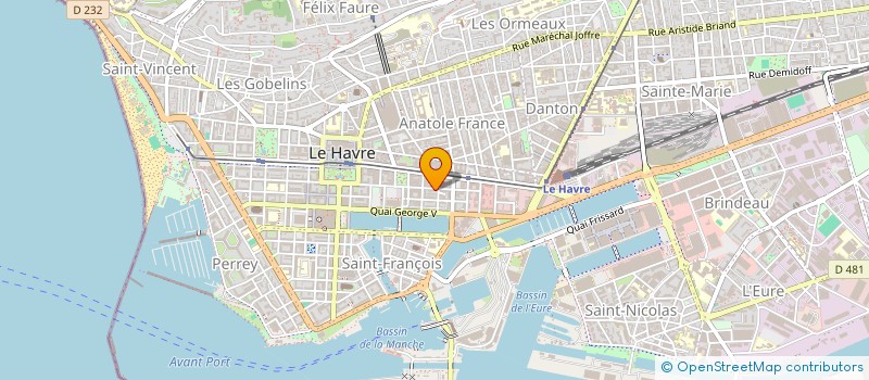 localisation de l'entreprise GLOBE TROTTER GAMES  LE HAVRE