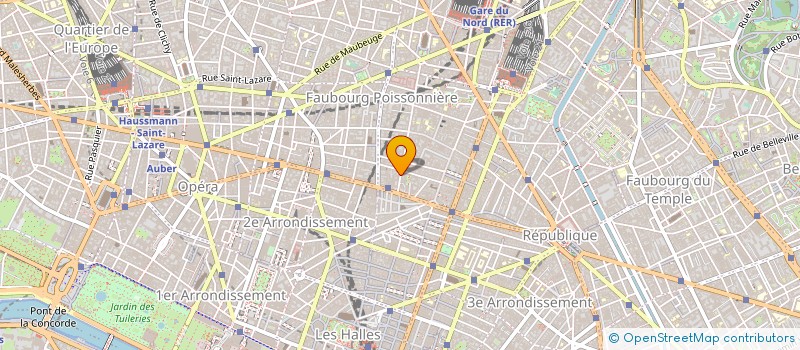 localisation de l'entreprise GLOBE TROTTERS à PARIS
