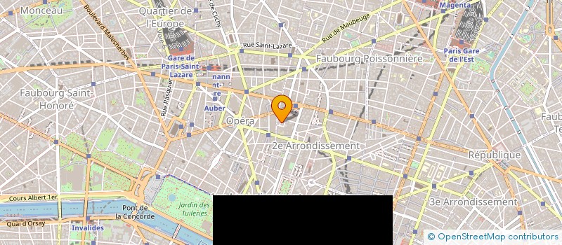 localisation de l'entreprise GLOBE TROTTERS AUTOCARS à PARIS