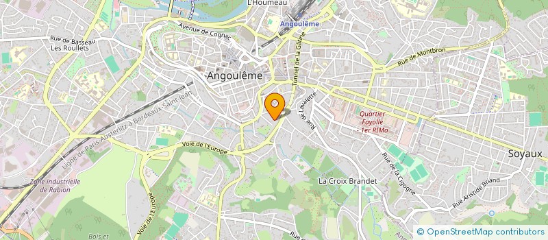 localisation de l'entreprise GLOBE TROTTEUR SOLIDAIRE à ANGOULEME