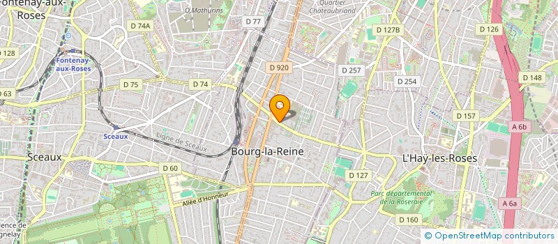 localisation de l'entreprise GLOBE-TROTTING à BOURG-LA-REINE