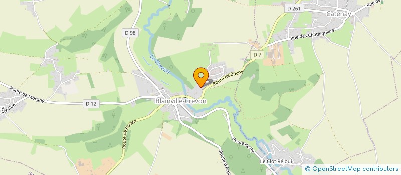 localisation de l'entreprise GLOBE-WHEELERS  BLAINVILLE-CREVON