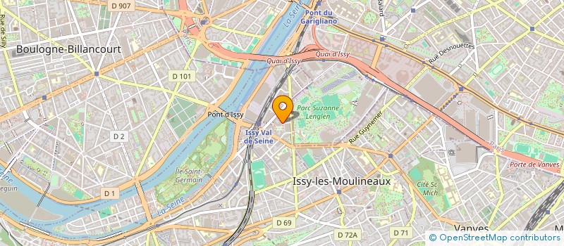 localisation de l'entreprise GLOBECAST HOLDING  ISSY-LES-MOULINEAUX