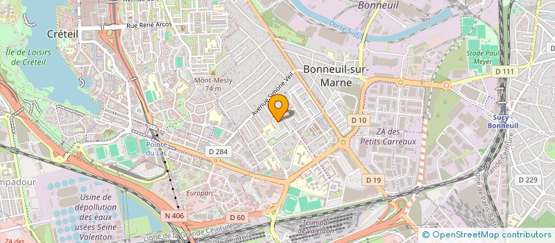 localisation de l'entreprise GLOBELIVRAISON à BONNEUIL-SUR-MARNE