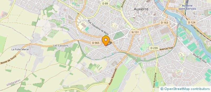 localisation de l'entreprise GLOBETALKER à AUXERRE