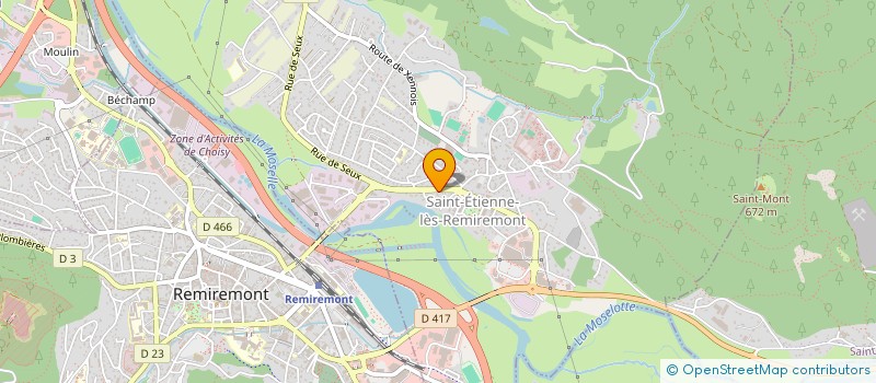 localisation de l'entreprise GLOBETOURS  SAINT-ETIENNE-LES-REMIREMONT