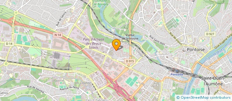 localisation de l'entreprise GLOBETRAIL VOYAGE  PONTOISE