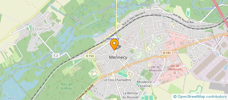 localisation de l'entreprise GLOBETROTTER PRODUCTIONS à MENNECY