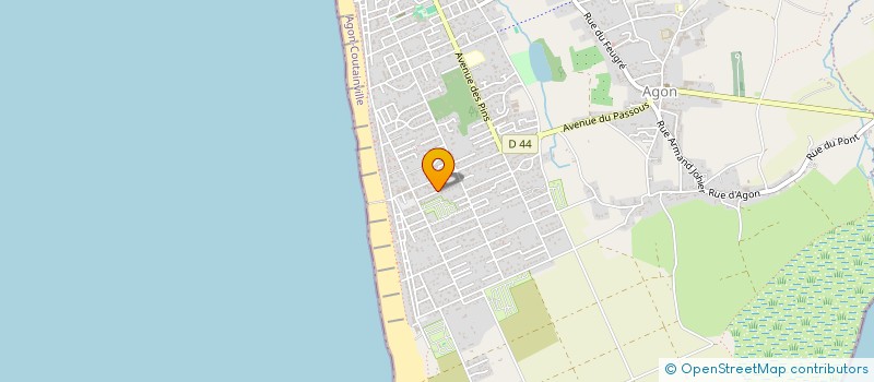 localisation de l'entreprise GLOBEVENTS  AGON-COUTAINVILLE