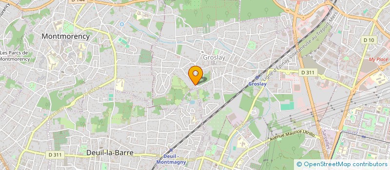 localisation de l'entreprise GLOBEX  GROSLAY