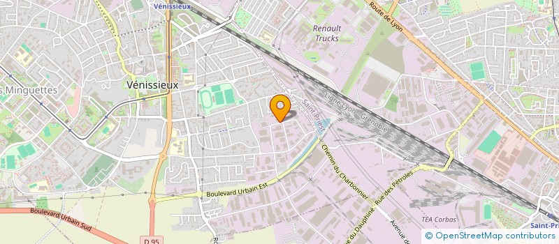 localisation de l'entreprise GLOBEXPORT à VENISSIEUX