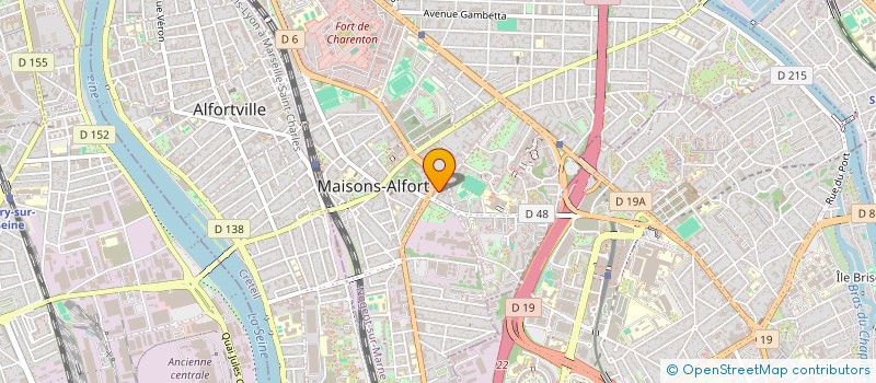 localisation de l'entreprise GLOBLE VILLAGE  MAISONS-ALFORT