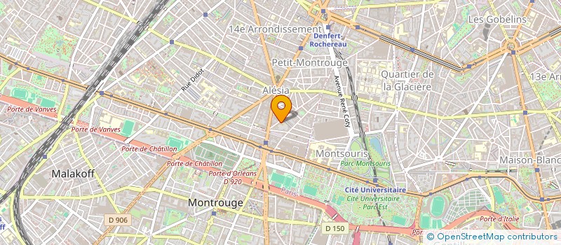 localisation de l'entreprise GLOBO 2  PARIS