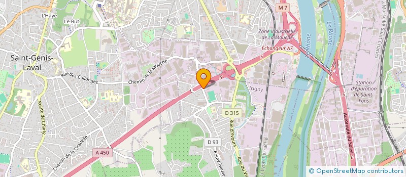 localisation de l'entreprise GLOBOFLEET EURL  IRIGNY