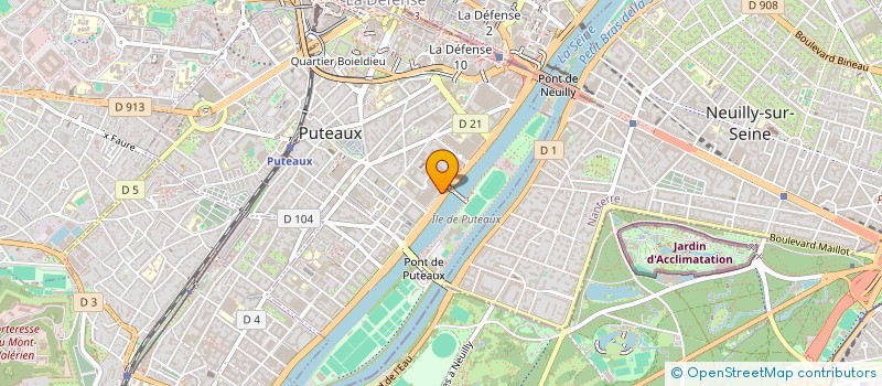 localisation de l'entreprise GLOBOLDING à COURBEVOIE