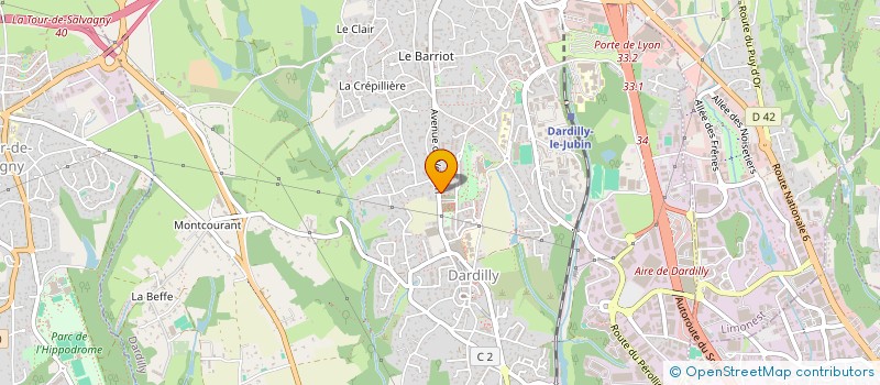 localisation de l'entreprise GLOBULE  DARDILLY