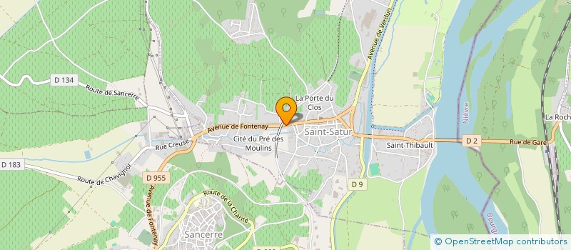 localisation de l'entreprise GLOBULE SPORT  SAINT-SATUR