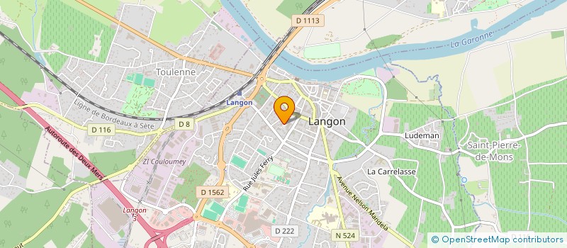 localisation de l'entreprise GLOBULE SQUAH  LANGON