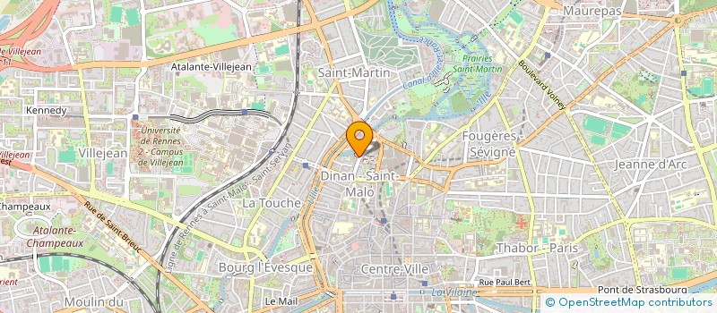 localisation de l'entreprise GLOBULE VTC  RENNES