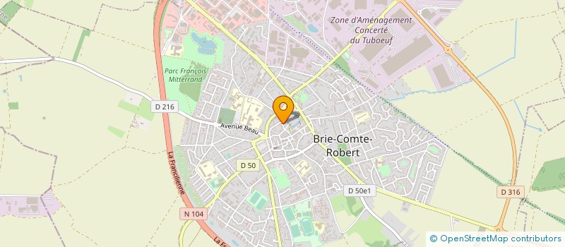 localisation de l'entreprise GLOBUS NEGOCE INTERNATIONAL à BRIE-COMTE-ROBERT