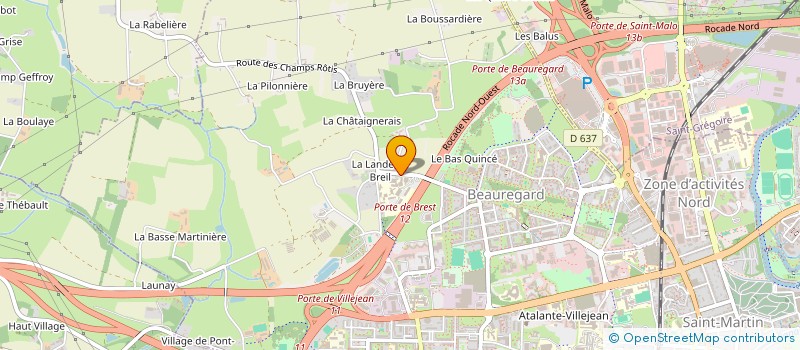 localisation de l'entreprise GLOCALYS  RENNES