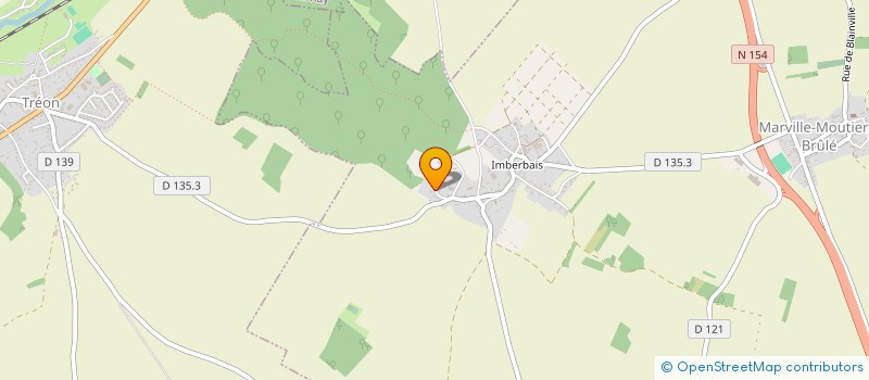 localisation de l'entreprise GLODI TRANS à MARVILLE-MOUTIERS-BRULE