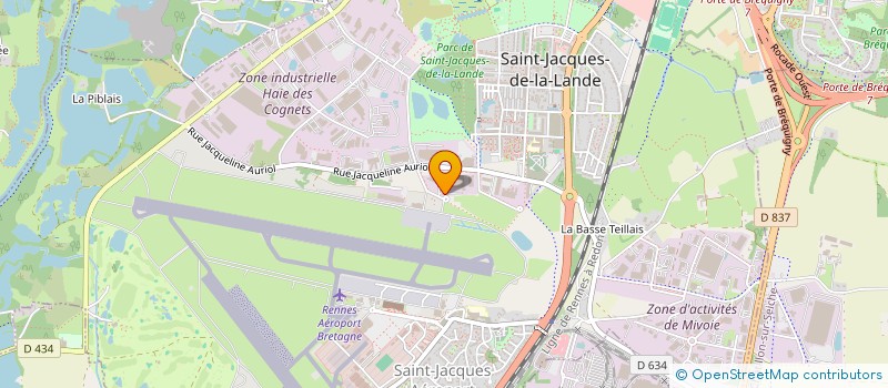 localisation de l'entreprise GLOG à SAINT-JACQUES-DE-LA-LANDE
