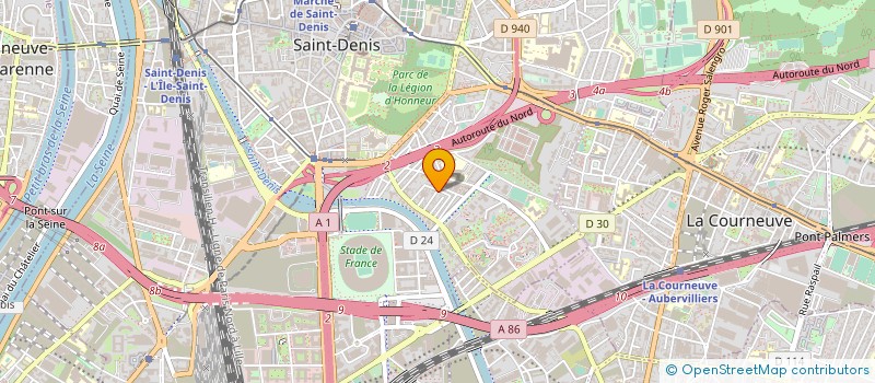 localisation de l'entreprise GLOIRE A TOI à SAINT-DENIS