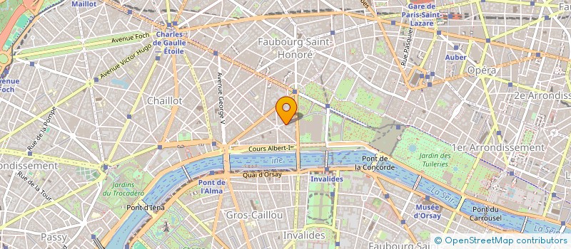 localisation de l'entreprise GLOIRE FUTURE INITIATIVE (GFI)  PARIS