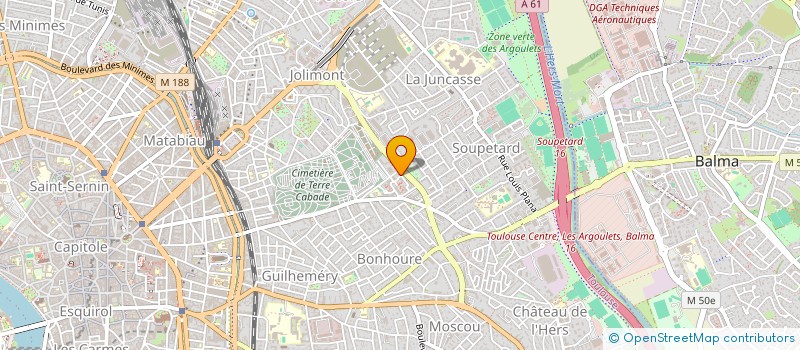 localisation de l'entreprise GLOIRE SOLIDARITE ANIMATION à TOULOUSE
