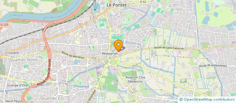 localisation de l'entreprise GLOMMA  LE PONTET