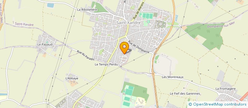localisation de l'entreprise GLON  SAINT-XANDRE