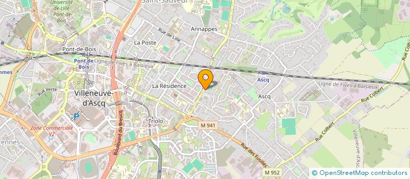 localisation de l'entreprise GLOOMERA à VILLENEUVE-D'ASCQ