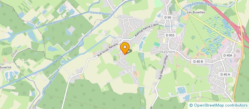 localisation de l'entreprise GLOOMY PICTURES  HASNON