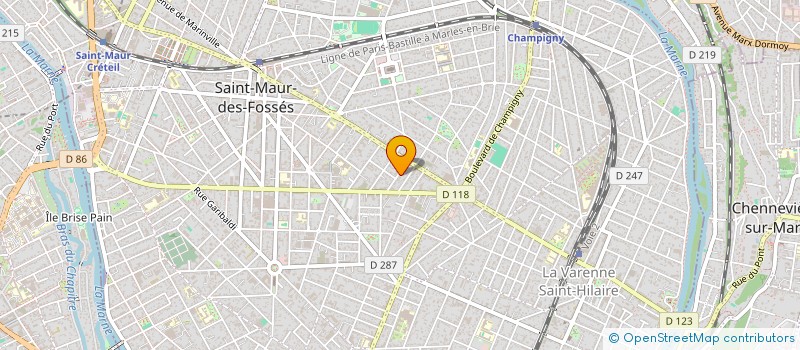 localisation de l'entreprise GLOOPS SAS à SAINT-MAUR-DES-FOSSES