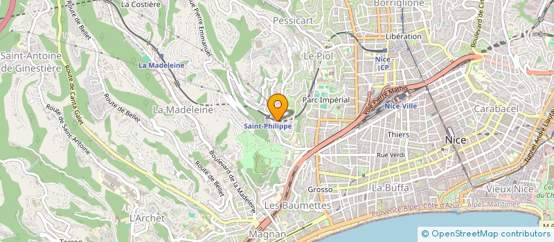 localisation de l'entreprise GLORIA  NICE