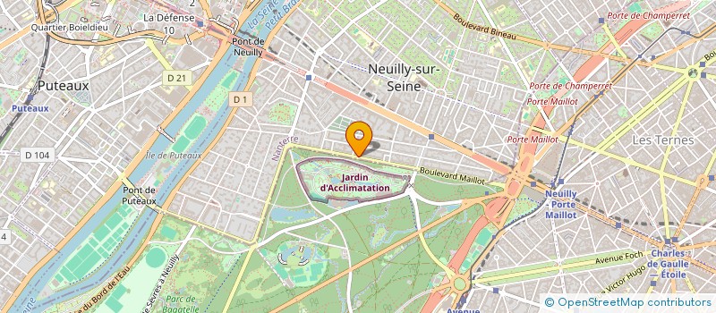 localisation de l'entreprise GLORIA à NEUILLY-SUR-SEINE