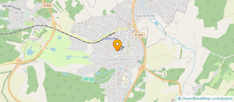 localisation de l'entreprise GLORIA  VIARMES